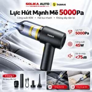 Cận cảnh đầu hút trong suốt và bộ lọc xếp nếp bên trong máy hút bụi cầm tay không dây R-6053.