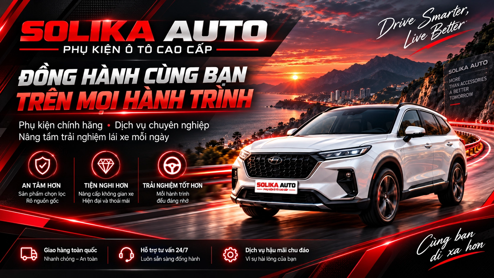 SOLIKA AUTO – Phụ Kiện Ô Tô & Nâng Tầm Trải Nghiệm