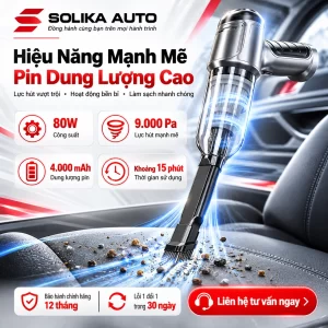 Máy hút bụi không dây Suitu ST-6645 vệ sinh khe ghế ô tô, sofa, bàn làm việc và các góc khuất trong gia đình.